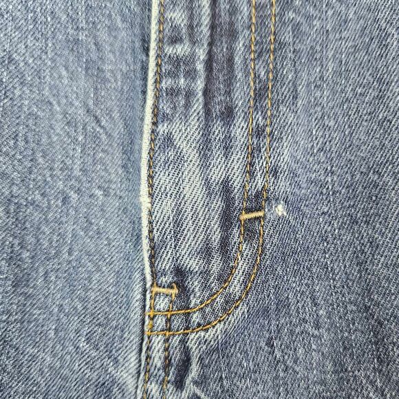 J. CREW The Driggs Men's Straight Leg Medium Wash Zip Fly Blue Denim Jeans 29x32 - Picture 4 of 8